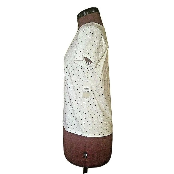 BP Womens Top Size Medium Polka Dot Scoop Neck NWOT - Picture 3 of 6